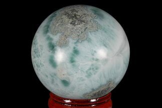 Polished Larimar Sphere - Dominican Republic #168187