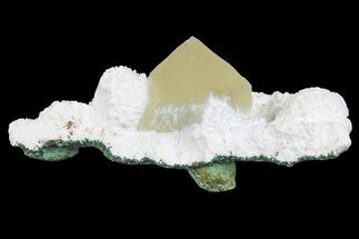 Calcite Crystal on Mordenite - India #168747
