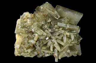 Tabular Barite Crystal Cluster with Phantoms - Peru #169115