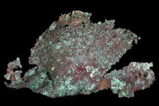 Natural, Native Copper with Cuprite - Carissa Pit, Nevada #168895