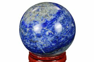 1.7" Polished Lapis Lazuli Sphere - Pakistan - Crystal #170993