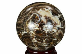 Black Opal Sphere - Madagascar #168546