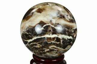 Black Opal Sphere - Madagascar #168561