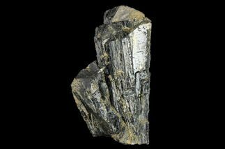 Lustrous Ilvaite Crystal Cluster with Quartz - Inner Mongolia #173097