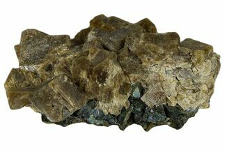 3.5" Siderite Crystals on Chalcopyrite - Peru - Crystal #173411
