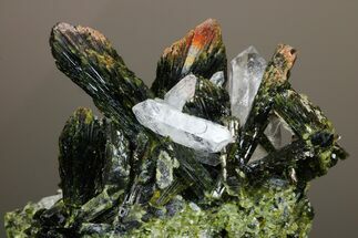 Quartz and Epidote Crystal Association - Pakistan #175083