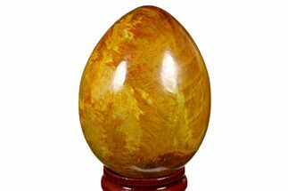 2.3" Polished Orpiment and Realgar Egg - Russia - Crystal #175626