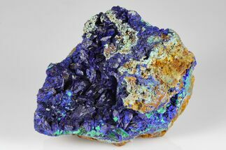 Azurite Crystals with Malachite & Chrysocolla - Laos #178176