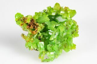 Apple-Green Pyromorphite Crystal Cluster - China #179781