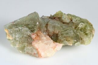 Green Cubic Fluorite Crystal Cluster - Morocco #180280