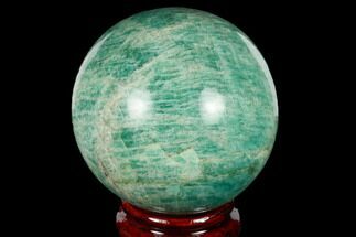 Beautiful, Polished Amazonite Sphere - Madagascar #181830