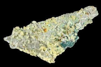 Cerussite Crystals with Malachite & Chrysocolla - Daoping Mine #182492