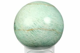 Chatoyant, Polished Amazonite Sphere - Madagascar #182923