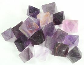Small, Purple, Fluorite Octahedral Crystals #183545