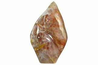 Tall, Polished Hematoid Quartz - Free-Standing #183382