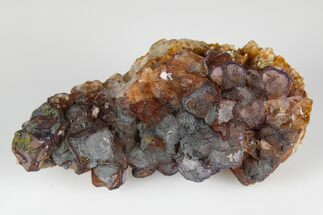 Purple Edge Fluorite Crystal Cluster - China #182797