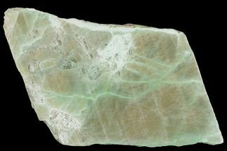 6.8" Polished Garnierite Slab - Madagascar - Crystal #183046