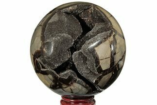 Septarian Geode Sphere - Madagascar #185671