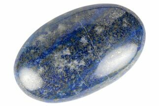 2.2" Polished Lapis Lazuli Palm Stone - Pakistan - Crystal #187581