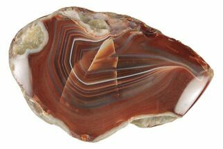 2.6" Polished Banded Lake Superior Agate - Minnesota - Crystal #189405