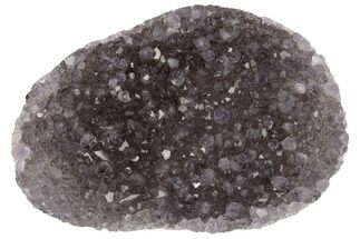 2.6" Sparkly Druzy Amethyst Cabochon - Artigas, Uruguay - Crystal #186382