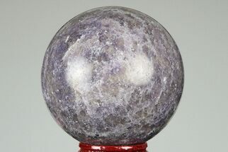 2.2" Sparkly, Purple Lepidolite Sphere - Madagascar - Crystal #191485