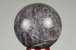 2.2" Sparkly, Purple Lepidolite Sphere - Madagascar - Crystal #191496