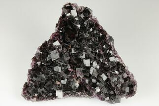 5.25" Purple Cubic Fluorite Cluster With Phantoms - Okorusu Mine - Crystal #191984