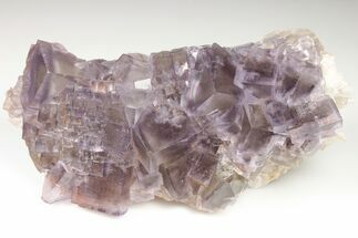 Purple Cubic Fluorite With Fluorescent Phantoms - Cave-In-Rock #192001