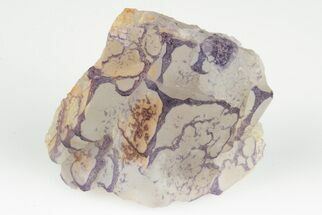 1.1" Purple Edge Fluorite Crystal Cluster - Qinglong Mine, China - Crystal #186875