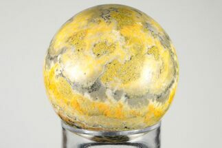 1.6" Polished Bumblebee Jasper Sphere - Indonesia - Crystal #194531