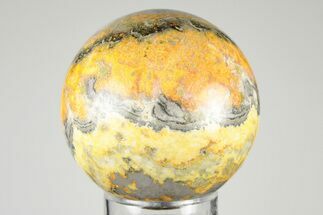 Polished Bumblebee Jasper Sphere - Indonesia #194553