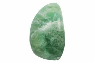 4.4" Free-Standing, Polished Green Fluorite - Madagascar - Crystal #191265