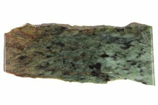 5" Polished Canadian Jade (Nephrite) Slab - British Colombia - Crystal #195792