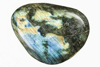 Flashy, Polished Labradorite Stone - Madagascar #195465