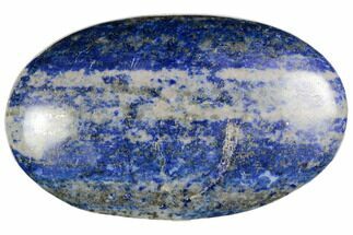 2.3" Polished Lapis Lazuli Palm Stone - Pakistan - Crystal #187652