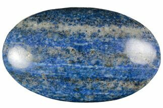 2.4" Polished Lapis Lazuli Palm Stone - Pakistan - Crystal #187657