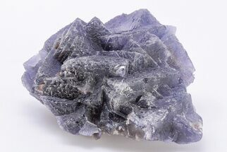 Purple, Cubic Fluorite Crystal Cluster - Pakistan #197033