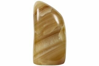 5.5" Free-Standing, Polished Brown Calcite - Crystal #198815