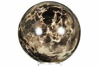Polished Black Opal Sphere - Madagascar #200600