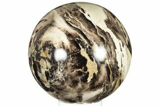 5.2" Polished Black Opal Sphere - Madagascar - Crystal #200606