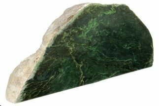 Wide, Polished Jade (Nephrite) Section - British Colombia #200460
