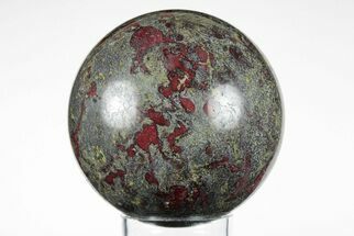 2.4" Polished Dragon's Blood Jasper Sphere - South Africa - Crystal #202742