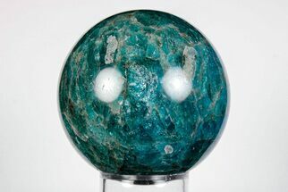 Bright Blue Apatite Sphere - Madagascar #198689