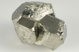 1.6" Shiny, Pyritohedral Pyrite Crystal Cluster - Peru - Crystal #202925