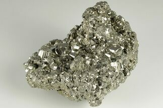 3.9" Gleaming Pyrite Crystal Cluster - Peru - Crystal #202967