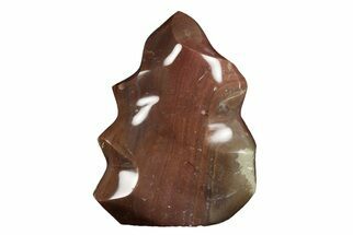 5.5" Colorful, Polished Polychrome Jasper "Flame" - Madagascar - Crystal #203634