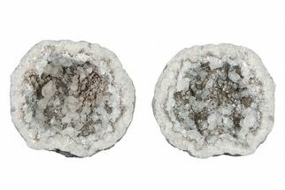 3" Keokuk Geode with Calcite Crystals - Missouri - Crystal #203789