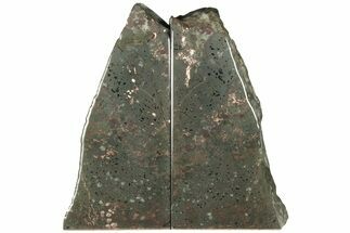 7.2" Tall, Copper Ore Bookends - Keweenaw Peninsula, Michigan - Crystal #204783