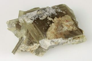 1.75" Tabular Barite Crystal Cluster with Phantoms - Peru - Crystal #204760